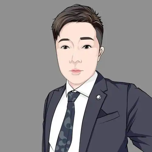 换个新头像换个风格吧,适合中年大叔的简约风真人手绘漫画头像