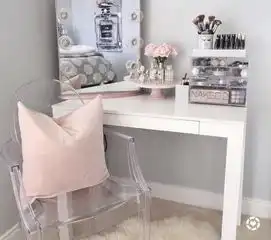 小清新ins简约风,仙女梳妆台妈妈以后装修就要这种规模