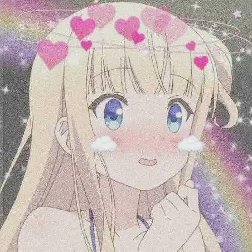 动漫头像我想躺在你怀里,听着你的心跳声