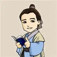 儒雅书生头像古风白衣书生卡通头像