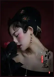 复古的新娘造型塑造出精致高雅的气质