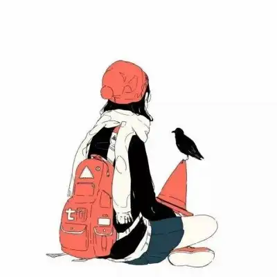 动漫背影头像女生,高清孤独抑郁的图片动漫女生背影头像