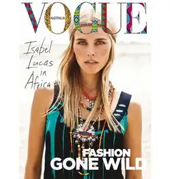 演员isabellucas登上澳大利亚vogue十二月刊封面
