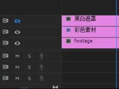 视频素材有一个透明通道为什么导入pr里还是有黑底色