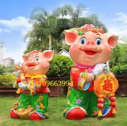 江门玻璃钢卡通动物雕塑名图雕塑厂家玻璃钢卡通动物-黄页88网