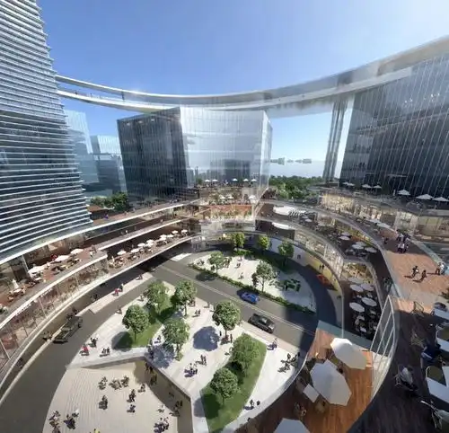 中国电子深圳超级总部,滨海空中圆环设计打造新地标