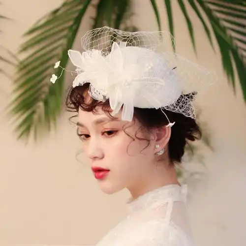 人生中最美一天,精致秀美的新娘发饰妆点出娇美面庞