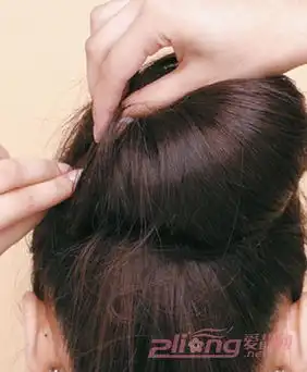 夏季明艳气质露额盘发diy