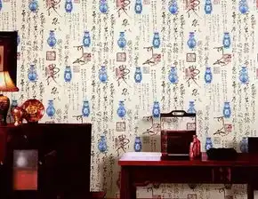 中式书法墙,古风袭人