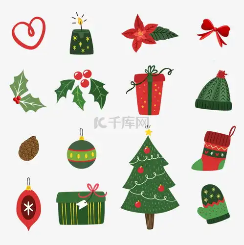 精美圣诞主题卡通装饰图标素材图片免费下载千库网