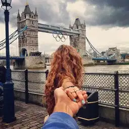 牵着女友的手环游世界,终于有了大结局