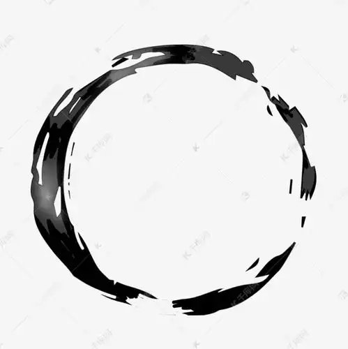 黑色描边墨水圈画笔效果素材图片免费下载千库网