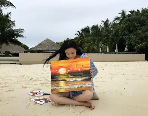 张馨予做公益路透曝光,穿搭清新淡雅,教学生画画被赞人美心善