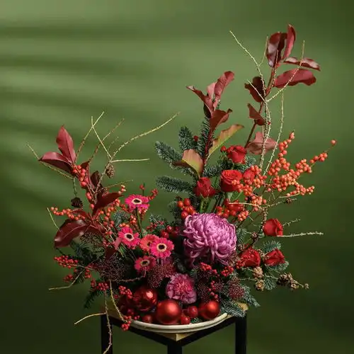 圣诞节花艺图集,ins精选