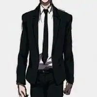 黑色简约绅士领带头像微信头像图片大全