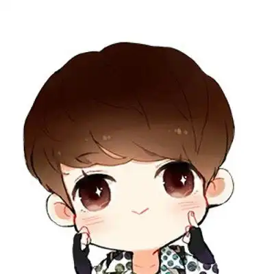 最新版2018鹿晗超萌超可爱动漫头像两条平行线也可能会有交汇