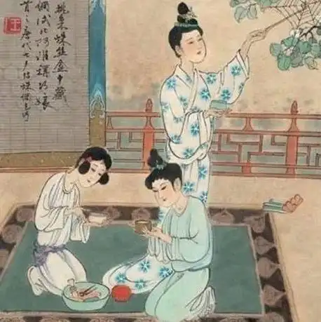七夕乞巧避暑山庄中的女儿节