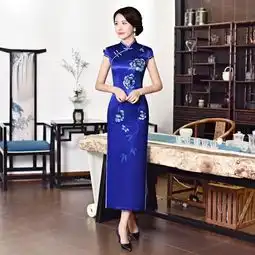 时尚精品,丝绸修身旗袍,最经典的中国美