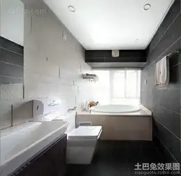 现代简约设计装修卫生间图片大全