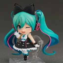 可爱到爆炸哥特萝莉风初音未来黏土人预售