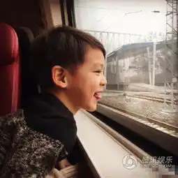 叶一茜带儿子坐高铁网友帅得无以言表