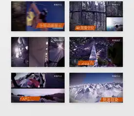 分屏组合展示动感剪辑图文动画视频素材下载aep格式19201080像素熊猫办公