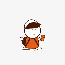 卡通扁平化小孩上学png素材图片素材其他格式下载动漫人物大全