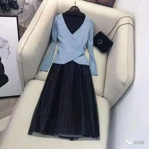 精致女人不能错过的网纱套裙,优雅大气显气质,名媛范十足