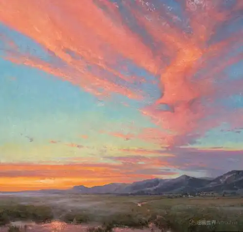 michaelalbrechtsen非常大气的风景油画