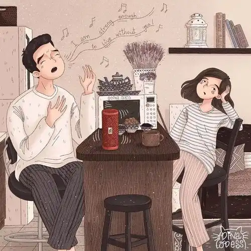 朋友圈超火的羞羞小插画,看完让人浮想联翩,脸红心跳,网友高呼太甜甜甜甜甜甜甜啦