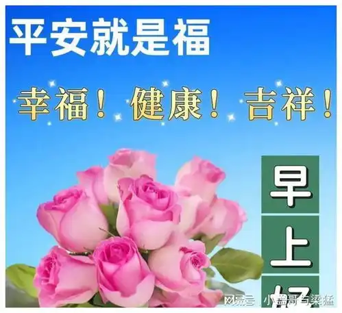 新的一天带着祝福,带着快乐走入群里,送上我最美好的祝福