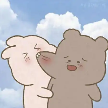 情侣头像一对两张卡通祝大家能找到自己的真爱