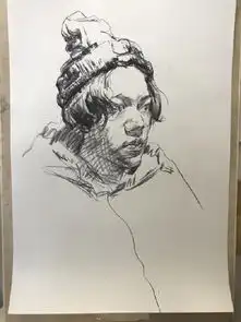 小央美美术品牌美术生花大量时间练习素描头像,知道为什么吗