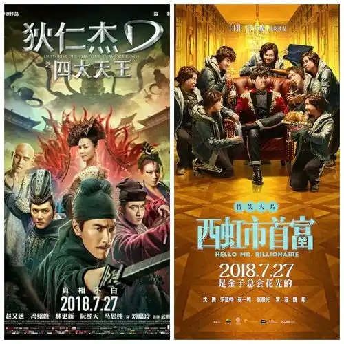 火爆热映西虹市首富狄仁杰之四大天王