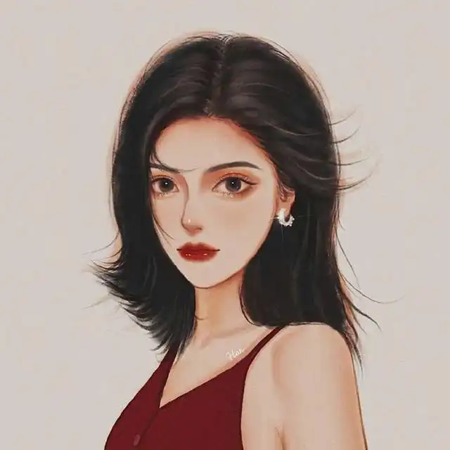 气质红衣女生头像又来了