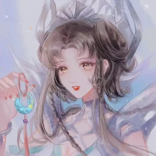精选王者荣耀手绘头像,蔡文姬超可爱的