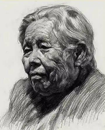 美院老师素描教学手稿美术生画素描头像如何处理好头颈肩关系