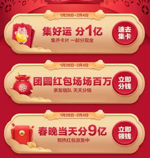 bat春节20亿红包引流大战,谁能成为最终赢家