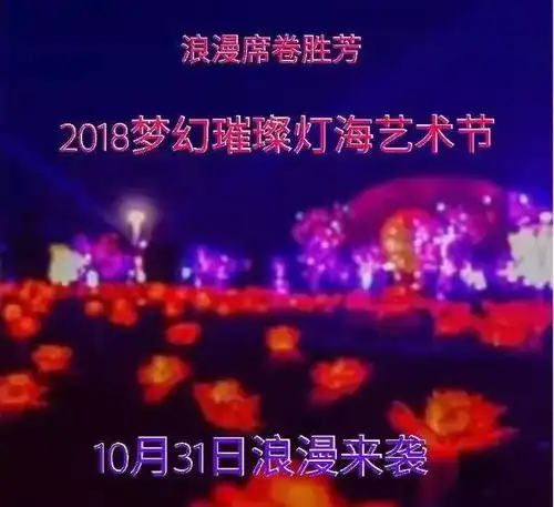 左各庄朋友值得一看胜芳首届梦幻璀璨灯海艺术节文内看详情