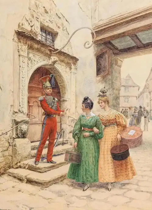 法国艺术家古斯塔夫布尔金绘画作品︱艺术名画