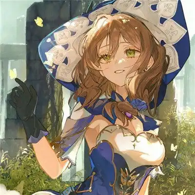 插画风格高清唯美原神头像,原神精美头像