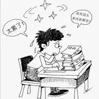 表示作业多的真实图片学生作业超级多的图片