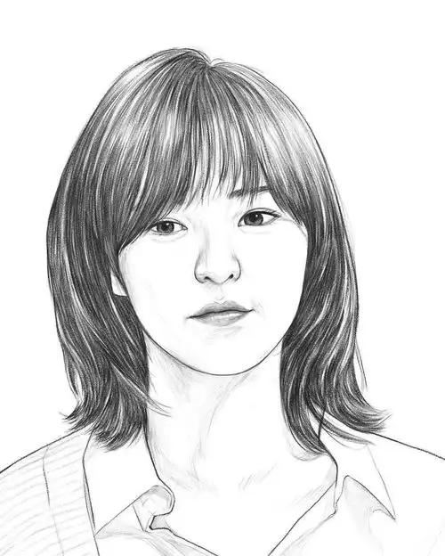 线描女装头像合集,张张精品抢着临摹
