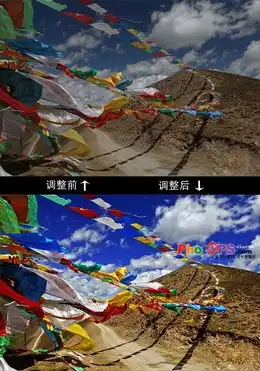 photoshopcs5hdr色调调出灰暗风景照高清晰教程