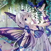 超梦幻的二次元女生头像
