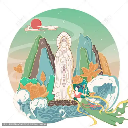 南海观音,海报设计,画册宣传单广告,设计模板,汇图网