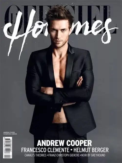 成熟气息迸发的帅大叔,曾经红透半边天的可乐男模andrewcooper