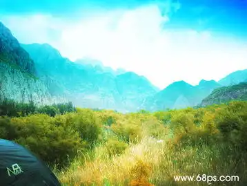 photoshop教程灰暗风景照片的调色