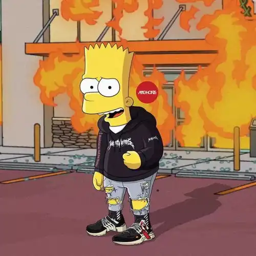 sneakerhead辛普森这个当头像简直碉堡了
