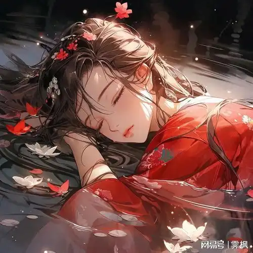 古风女子头像,花开有落时,人生容易老